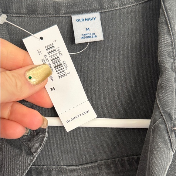 Blue Button-Up Shirt - Picture 3 of 5